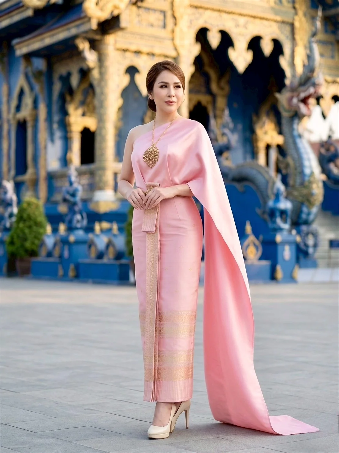 ชุดไทยผ้าไหมแท้ งานตัดเย็บระดับพรีเมียม — Lada Silk