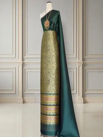 ผ้าไหมยกดอก